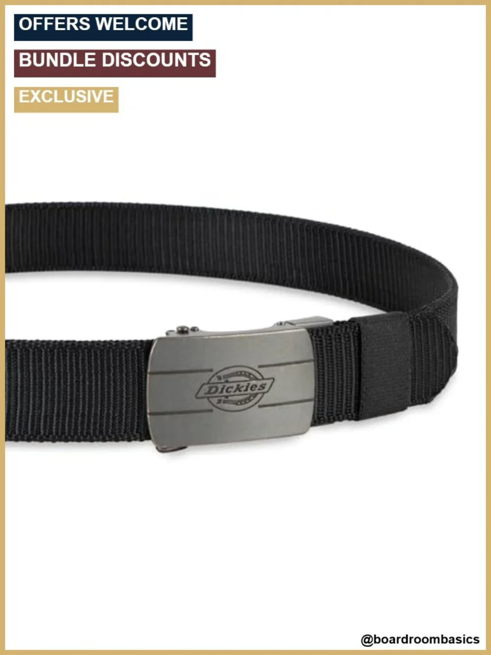 Men's Fully Adjustable Track Belt - Plaque Buckle